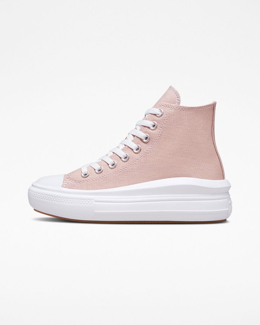 Sapatos Plataforma Converse Chuck Taylor All Star Move Seasonal Color Cano Alto Feminino Cinzentas Branco | PT C059T38